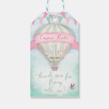 311 Etiqueta do balão de ar quente Obrigado