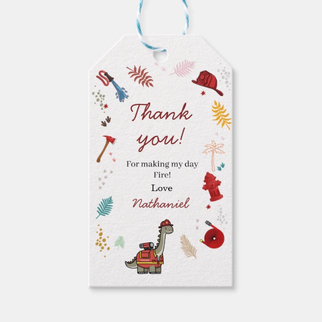 Para Presente Cute etiqueta de agradecimento de aniversário de d (Frente)