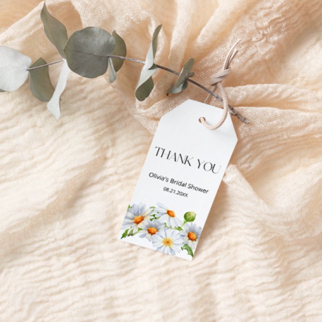 Para Presente Daisy chá de panela obrigado você etiqueta (Criador carregado)