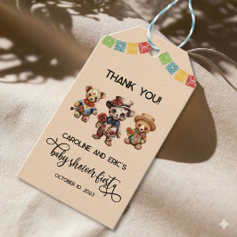 Para Presente Dia De Los Muertos Alebrije Bears - Etiqueta de pr