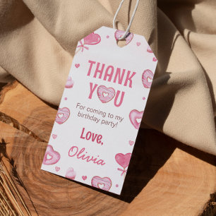 Para Presente Doce Celebração Aniversário Obrigado Etiqueta