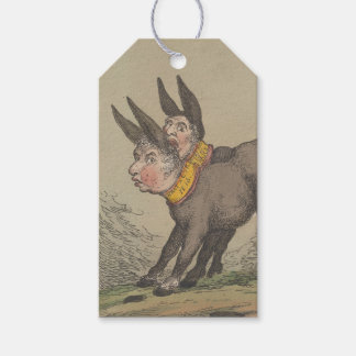 Para Presente Donkeys - Etiqueta de presentes