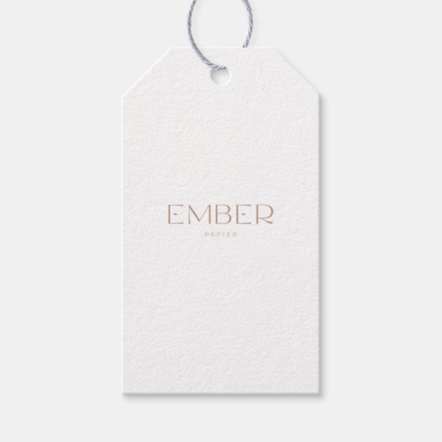 Para Presente Ember Papier 2x3.5 - Etiqueta de presentes Carregu (Frente)