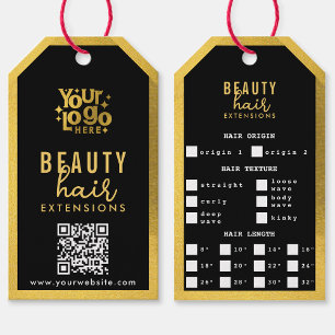 Para Presente Encapsulamento Hair Extensions Etiqueta de travame