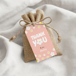Para Presente Etiqueta de agradecimento de aniversário com scrip