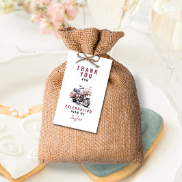 Para Presente Etiqueta de Agradecimento de Aniversário de Moto R