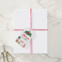 Etiqueta de Agradecimento do Natal em Julho