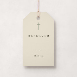 Para Presente Etiqueta de Assento Reservado Pequena da Igreja Gr