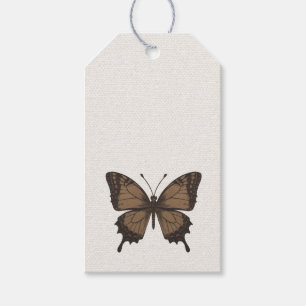 Para Presente Etiqueta de Borboleta Vintage