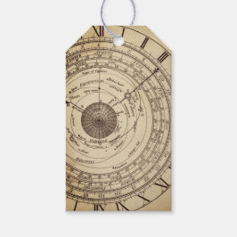 Para Presente Etiqueta de Diário Ephemera Vintage