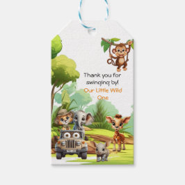 Para Presente Etiqueta de Favor Animal da Selva Selvagem – Safar
