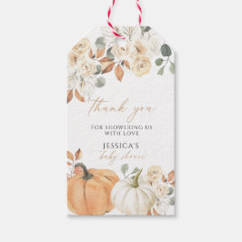 Para Presente Etiqueta de favor chá de fraldas quadrado de queda