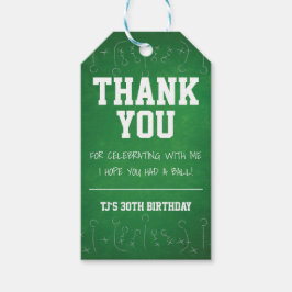 Para Presente Etiqueta de Favor da Festa de aniversário de Futeb