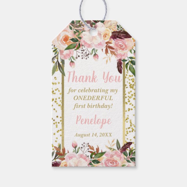 Para Presente Etiqueta de Favor da Srta. ONEmagnifico (Frente)