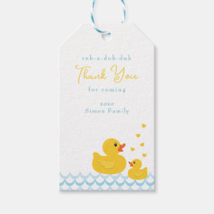 Para Presente Etiqueta de Favor de Chuveiro de Bebê Pato de Borr