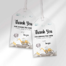 Etiqueta de Favor de Festa de aniversário de Camin