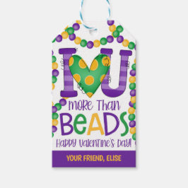 Para Presente Etiqueta de Favor do Namorados Mardi Gras