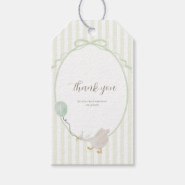 Para Presente Etiqueta de Favorecimento do Retângulo do Ganso Ve