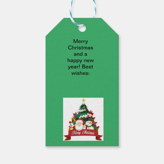 Para Presente etiqueta de Natal (Frente)