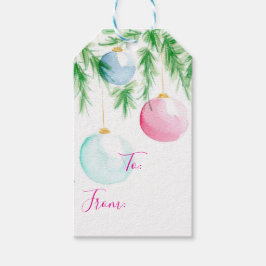 Para Presente Etiqueta de Natal de Enfeite