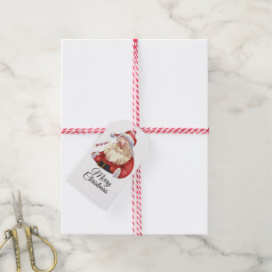 Para Presente Etiqueta de Natal do Papai Noel com Escrita Person