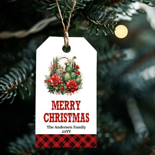 Para Presente Etiqueta de Natal ocidental com texto Yuletide Yee