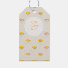 Para Presente Etiqueta de Oferta design de Campo Poppies