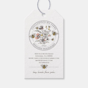 Para Presente Etiqueta de Preço de Apiário de Apicultor Elegante
