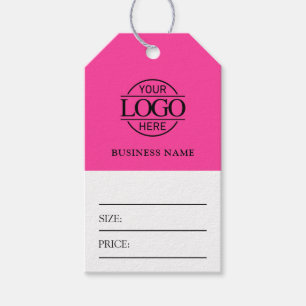 Para Presente Etiqueta de Preço de Roupas com Logotipo de Negóci