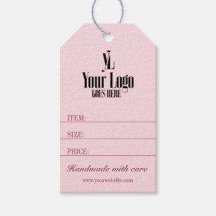 Para Presente Etiqueta de Preço de Roupas com Logotipo de Negóci
