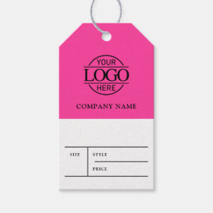 Para Presente Etiqueta de Preço de Roupas com Logotipo de Negóci