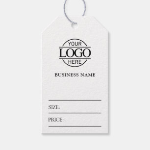 Para Presente Etiqueta de Preço de Roupas com Logotipo de Negóci