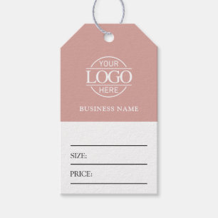 Para Presente Etiqueta de Preço de Roupas com Logotipo de Negóci