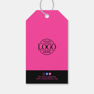 Para Presente Etiqueta de Preço de Roupas com Logotipo de Negóci
