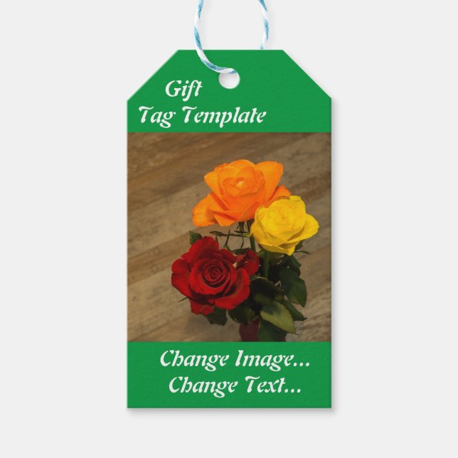 Para Presente Etiqueta de presentes (Frente)