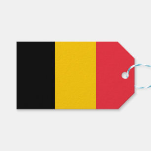 Para Presente Etiqueta de presentes com bandeira da Bélgica