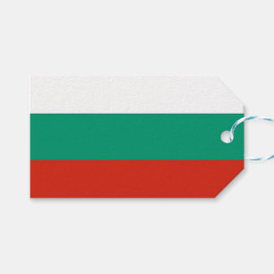 Para Presente Etiqueta de presentes com bandeira da Bulgária