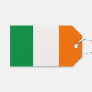 Para Presente Etiqueta de presentes com bandeira da Irlanda