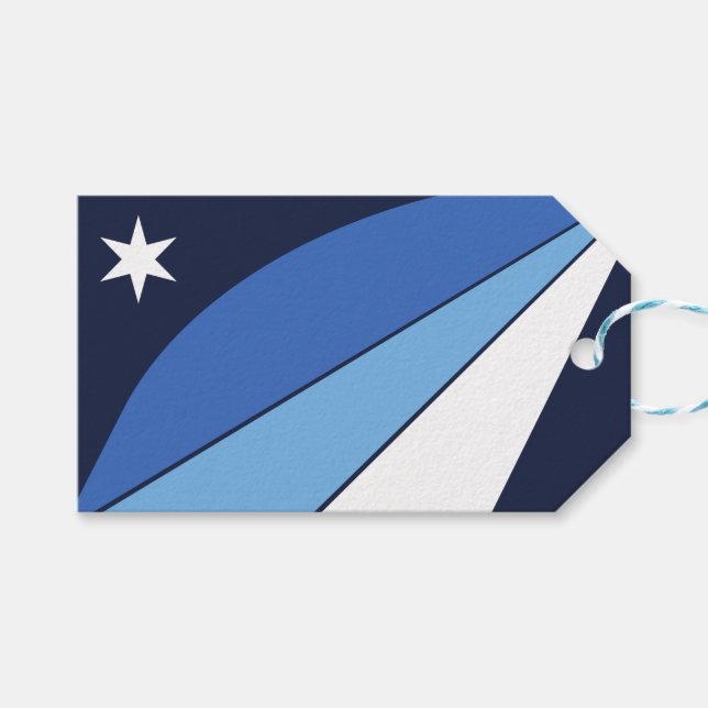 Para Presente Etiqueta de presentes com bandeira de Colúmbia, SC (Frente (horizontal))
