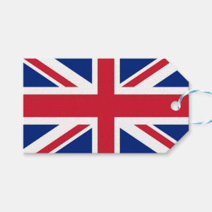 Para Presente Etiqueta de presentes com bandeira do Reino Unido