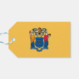 Para Presente Etiqueta de presentes com sinalizador de New Jerse