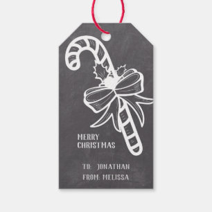 Para Presente Etiqueta de presentes de canas de Natal do Quadro