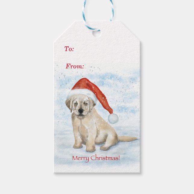 Para Presente Etiqueta de presentes de Natal (Frente)
