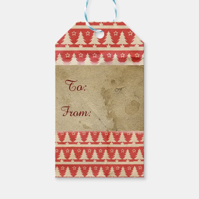 Para Presente Etiqueta de presentes de Natal (Frente)