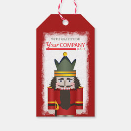 Para Presente Etiqueta de presentes de Natal do logotipo da empr
