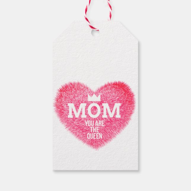 Para Presente Etiqueta de presentes do dia da mãe (Verso)