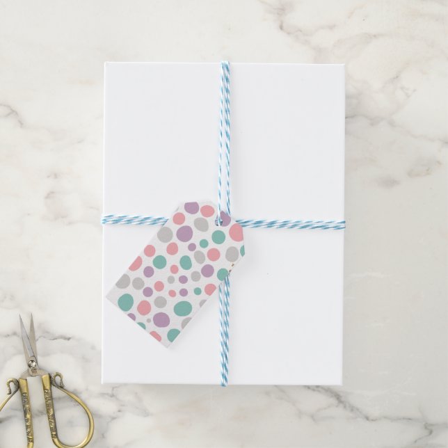 Para Presente Etiqueta de presentes 'DreamyPastels' (Com cordão)