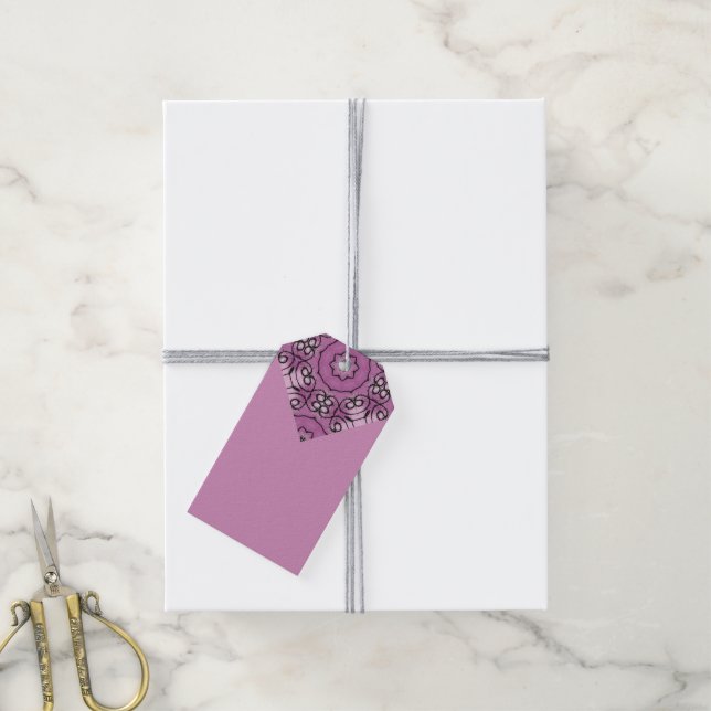 Para Presente Etiqueta de presentes Violet (Com cordão)