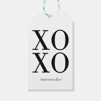 Para Presente Etiqueta de presentes XOXO