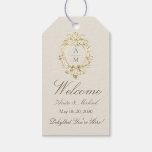 Para Presente Etiqueta de sacola de boas-vindas de casamento em 